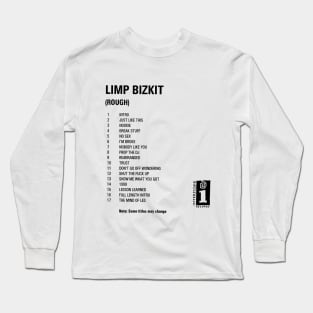 SONG LIST LIMP BIZKIT Long Sleeve T-Shirt